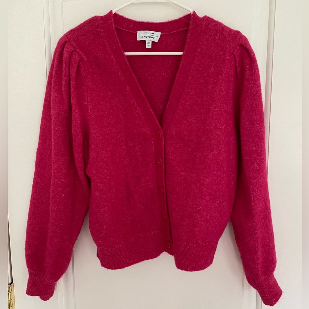 & Other Stories Pink Cardigan Small